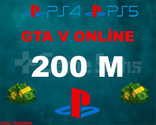 PS4/PS5 200M GTA V ONLİNE BOOST