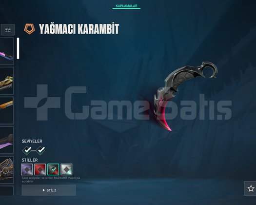 YAĞMACI KARAMBİT//KURONAMİ VANDALLI//SMURFLUK ACC!