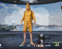 SARI BAPE FULL KOMBİN