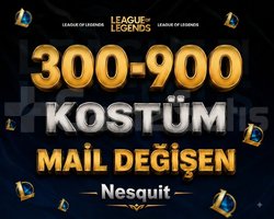 VIP | 300-900 KOSTÜM | MAİL DEĞİŞEN | +8.000 SATIŞ
