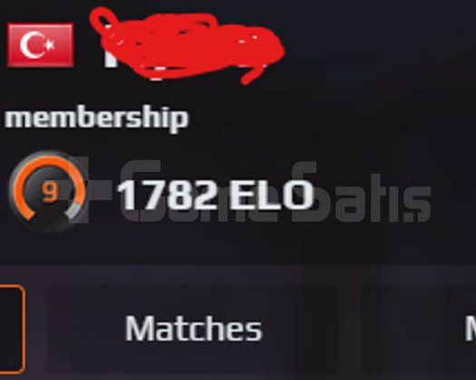 Faceit 9 LEVEL + 10 Yıl Jetonu + 1100 Saat + PRIME