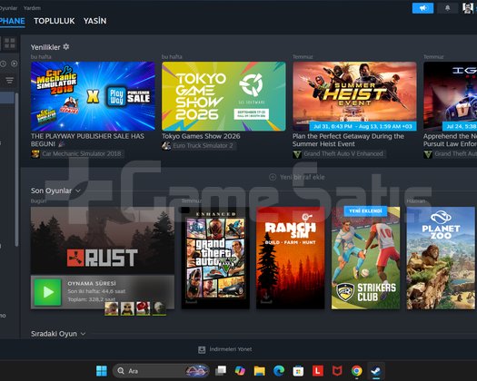 RUST GTA RDR2 CS SEÇKİN L4D2 STEAM HESABI