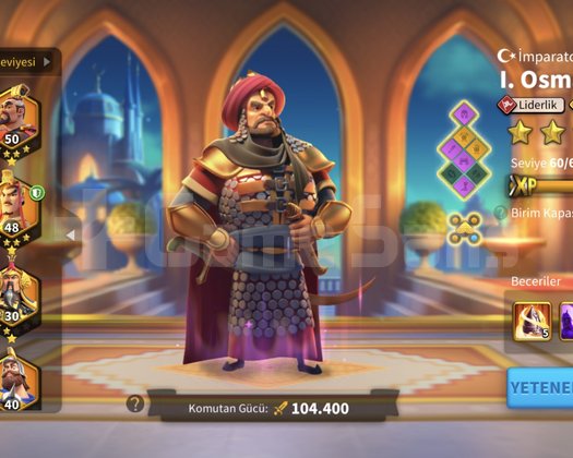 Rise of kingdoms hesabı 30m güç