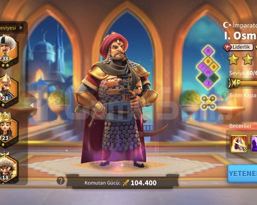 Rise of kingdoms hesabı 30m güç
