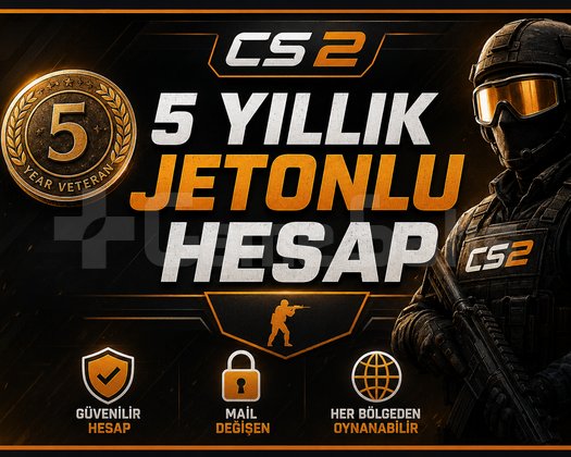 5 YILLIK JETONLU HESAP | MAİL DEĞİŞEN | FULL