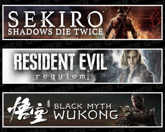 Sekiro +Resident Evil 9 +Black Myth Wukong