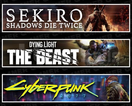 Sekiro +The Beast +Cyberpunk 2077