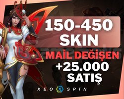 150-450 SKIN | MAİL DEĞİŞEN RANDOM | 35,000+ SATIŞ