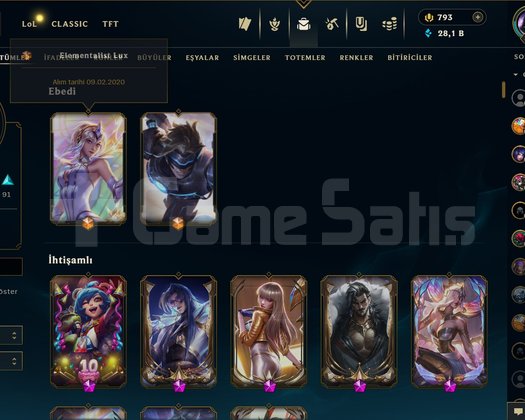 200+ SKİN SAĞLAM HESAP İLGİLENENLER YAZSIN!!!