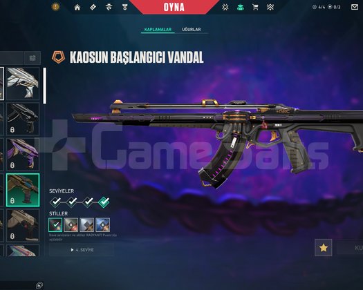 TR 30K VP YATIRILMIŞ KAOS SETLİ HESAP