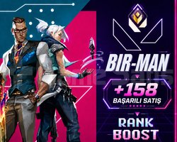+158 BAŞARILI SATIŞ HIZLI VE GÜVENLİ BOOST İŞLEMİ!
