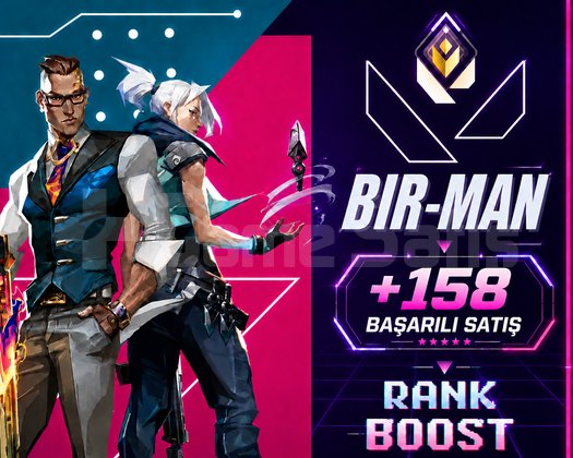 +158 BAŞARILI SATIŞ HIZLI VE GÜVENLİ BOOST İŞLEMİ!