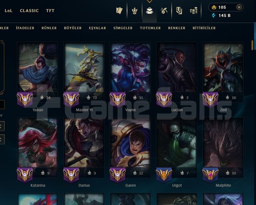 475 Level 200 Kostüm Altın Hesap