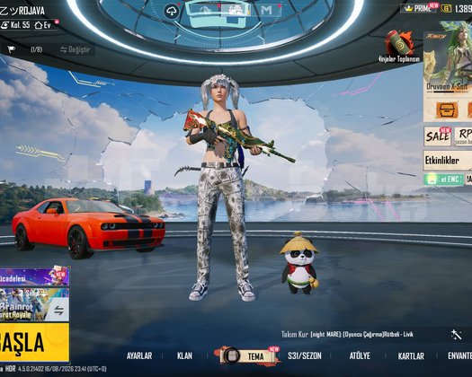 3 M416 SAÇ YÜZ  DODGE KERTENKELE M4
