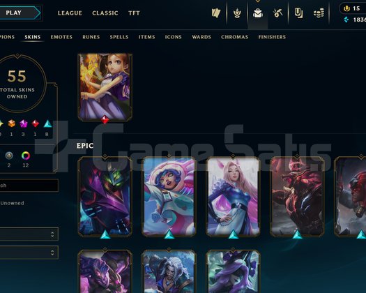 TR Zümrüt 4 güzel skinli destek main hesap