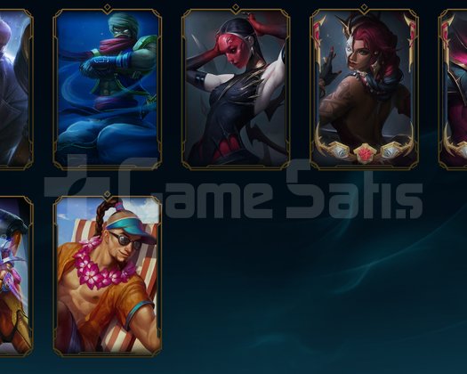 TR Gümüş 1 JG şamp/skin paketi alınmış hesap