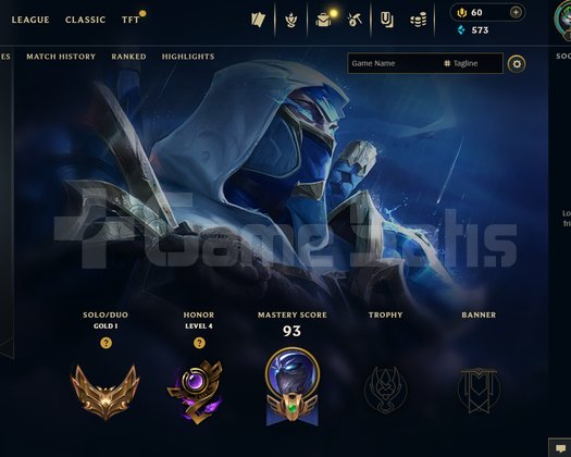 TR Gold 1 Mid lane paketi alınmış zed yasuo skinli