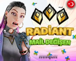 TR + RADİANT + MAİL DEĞİŞEN + YÜKSEK MMR!