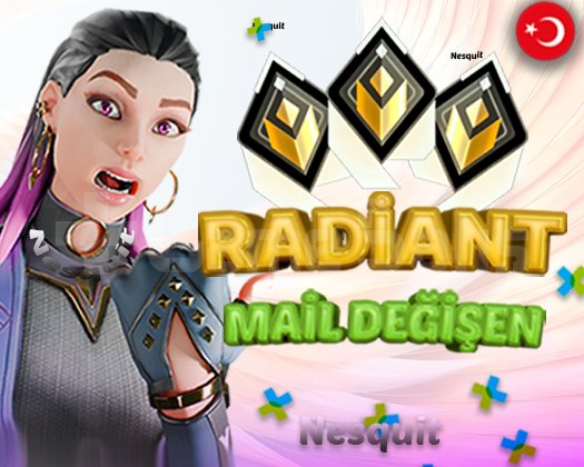 TR + RADİANT + MAİL DEĞİŞEN + YÜKSEK MMR!