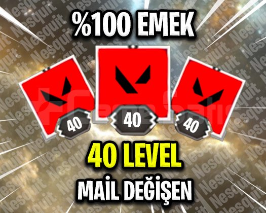 TR - 40 LEVEL - MAİL DEĞİŞEN - HESAPLAR!