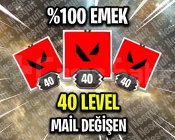 TR - 40 LEVEL - MAİL DEĞİŞEN - HESAPLAR!