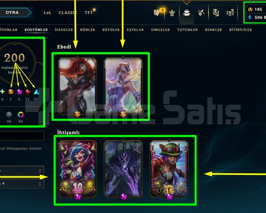 723 LVL + 200 KOSTÜM + 172 HERO + PLATİN 3 + MAİL!