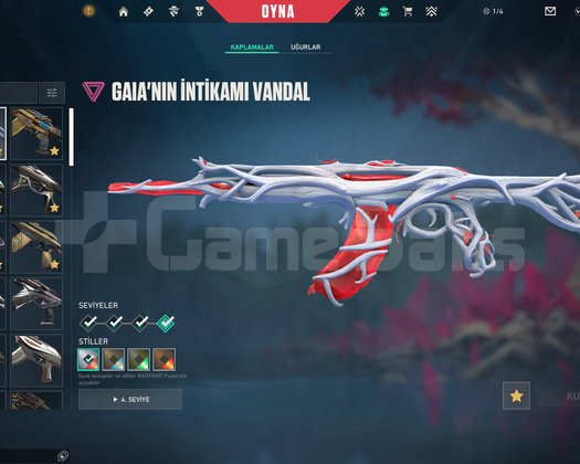 3 Bıçak  7 Vandal  2 Phantom 3 Sheriff  1 Ghost