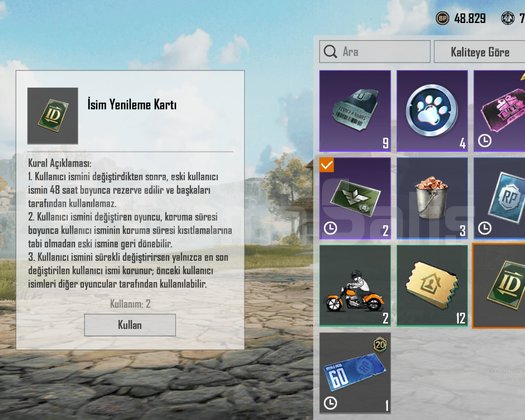 TEK BAĞ !! ALTIN V + 2X ID KARTI ++