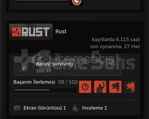 6.000 bin saatli rust hesabı