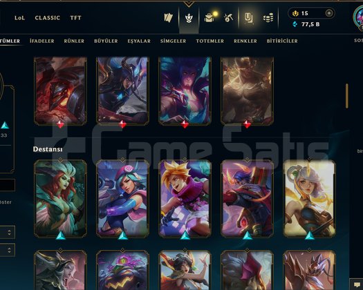 TR + 134 LVL + 99 KOSTÜM + 91 HERO + TEL + MAİL!