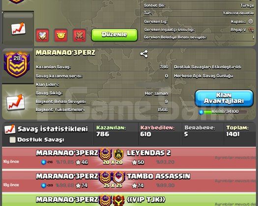 28 LVL BAŞKENT 9 KLAN