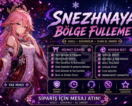 Genshin İmpact Snezhnaya Bölge Fulleme Hizmeti