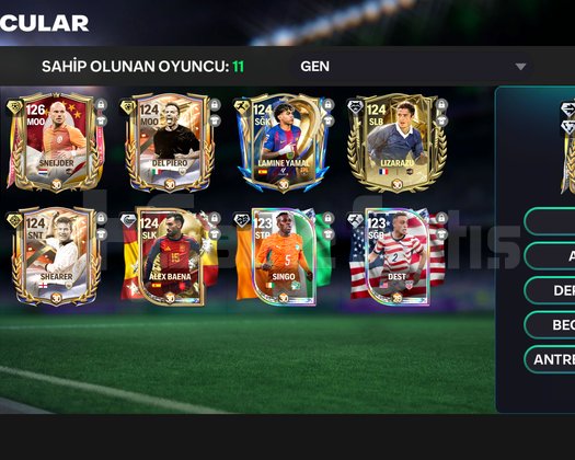 Fc mobile 125 gen hesap