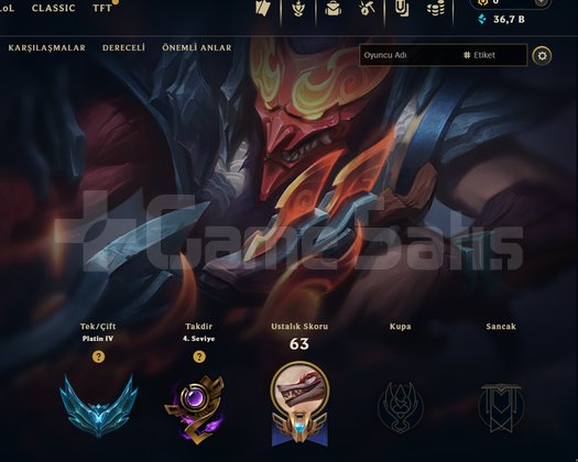 PLAT 4 / ELLE KASILMIŞ / 37K MAVİ ÖZ