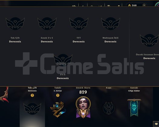 EUW | 800 KOSTÜM 537K ÖZ 565 LVL EFSANE MAİL HESAP