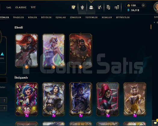 TR | 459 KOSTÜM 56K ÖZ 658 LVL EFSANE MAİL HESAP