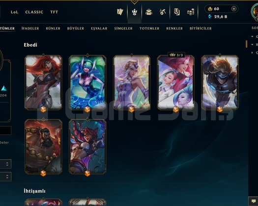 EUW | 480 KOSTÜM 792 LVL 29K ÖZ EFSANE MAİL HESAP