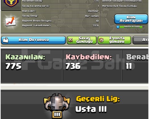 35 LEVELSİTENİN EN YÜKSEK KLANI !! EN İYİSİ !!