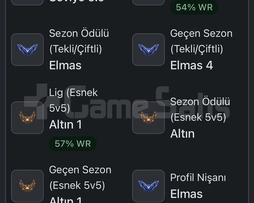 elmas 4 kostümlü hesap