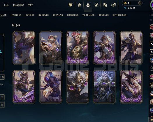 TR GM 750+ LP, 320 KOSTÜM, 233 B MÖ 10 YILLIK ACC