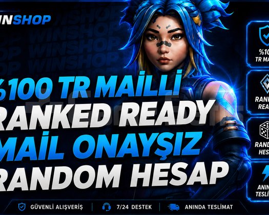 TR + RANKED HAZIR +MAİL ONAYSIZ  + HIZLI VE UYGUN