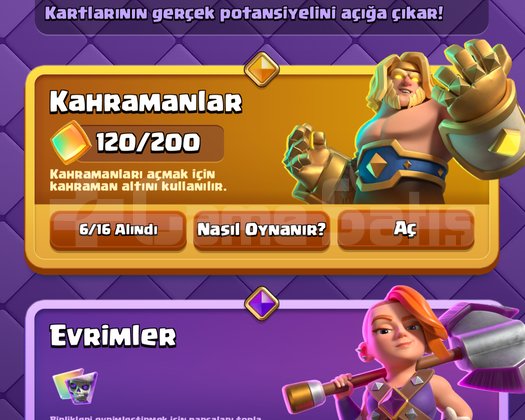 CLASH ROYALE 10 YILLIK HESAP ACİLİYETTEN SATILIK