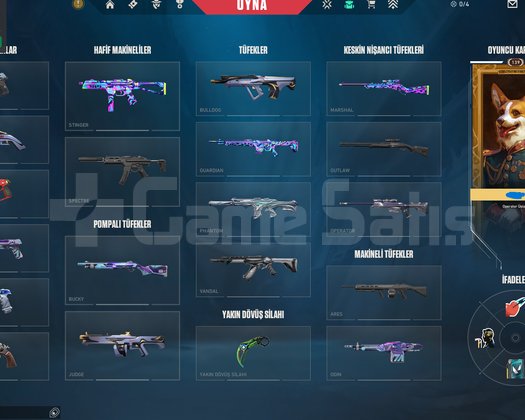 İyon karambit seri tetik sheriff ve 3 vandallı hsp