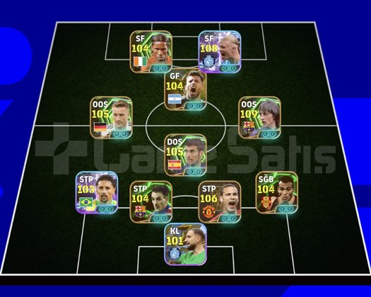 KG 3232 2 BOMBACI+HALAND+CRUYF+REUS+FERDİNAND