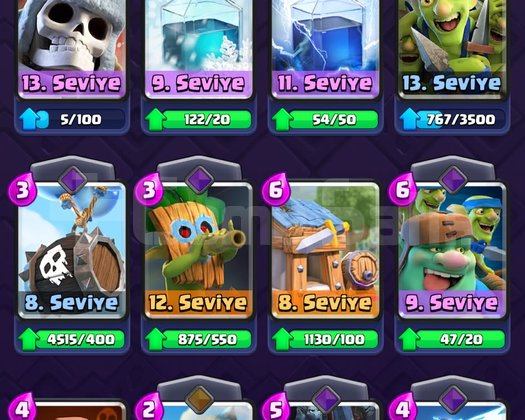 Clash Royale | 2498 Elmas | Dolu Hesap