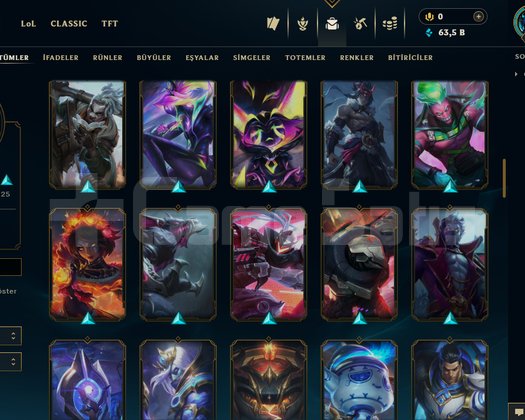 BOL KOSTÜMLÜ LoL HESABI+ IMMORTAL 1 VALORANT ACC!