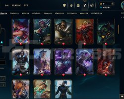 BOL KOSTÜMLÜ LoL HESABI+ IMMORTAL 1 VALORANT ACC!