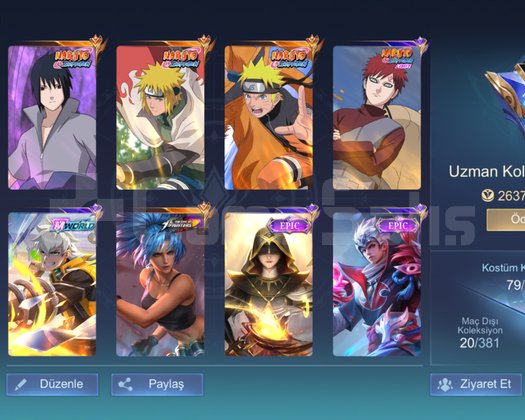 mlbb narutolu hesap