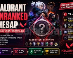 İLK MAİL SİZİN! UNRANKED TR - HIZLI TESLİMAT
