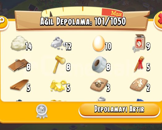 42 Level 1050 Ağıllı Hayday Hesap